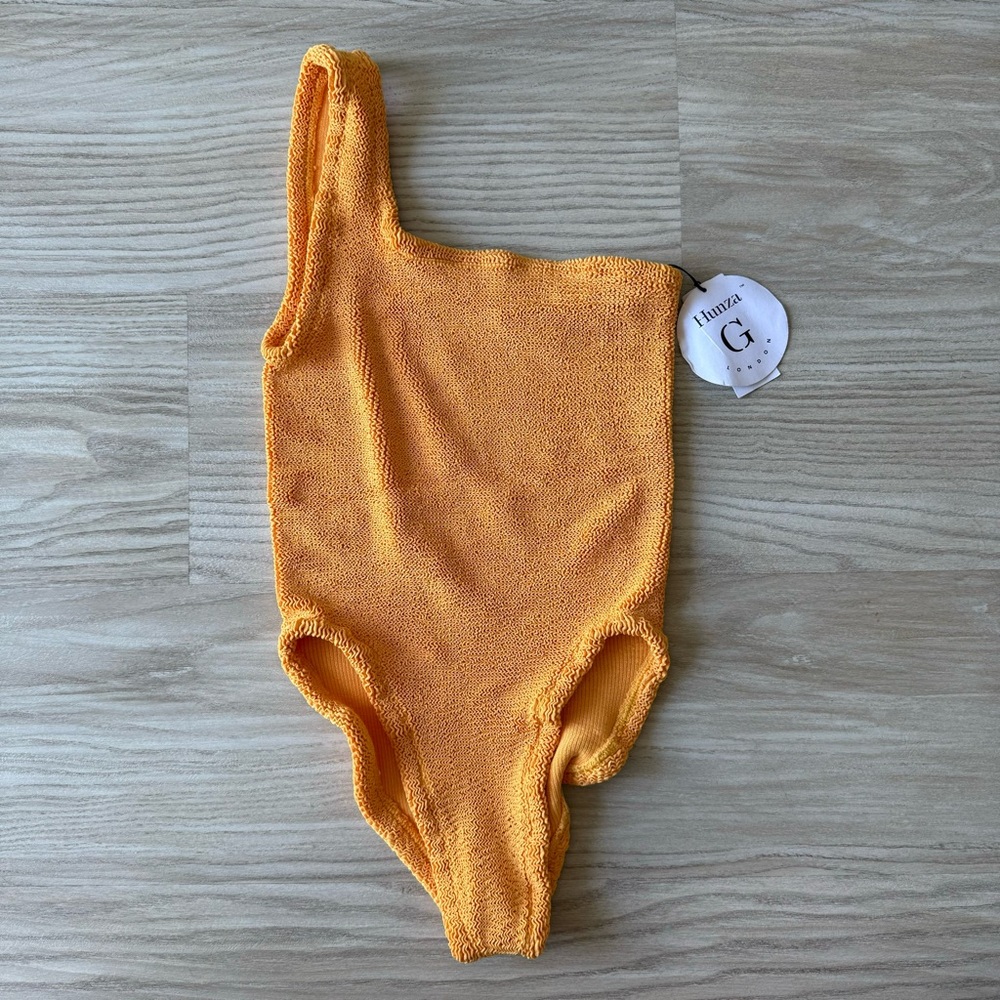 Hunza G Nancy One Piece in Mango Sorbet